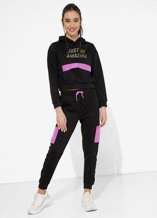 Гламурний спортивний костюм худі та джоггери zara.