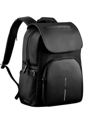 Рюкзак "soft daypack" захист від крадіжок, порізів, чорний