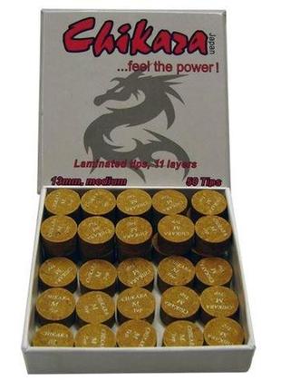 Наклейка для кия chikara ø13 мм hard 1шт.