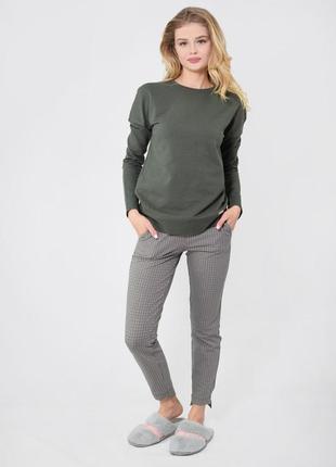 Жіночі штани в клітинку 1650-35