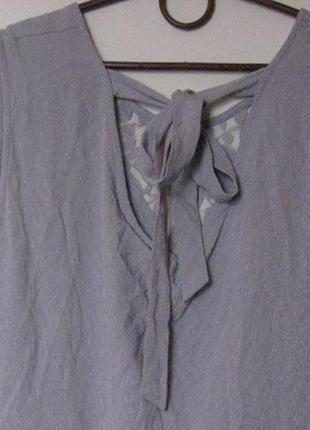 Сіра блуза без рукавів4 фото