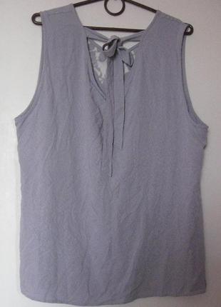 Сіра блуза без рукавів3 фото