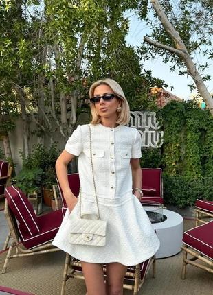Твідовий сарафан сукня нова лімітована колекція zara плаття винтажное твидовое платье новая коллекция