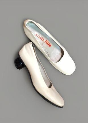 Vintage miu miu heels винтажные туфли miu miu