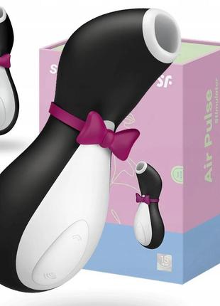 Вибратор вакуумный со стимуляцией клитора pro penguin next generation