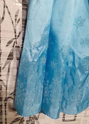 Карнавальное платье на 8-9 лет эльза ледяное сердце десней10 фото