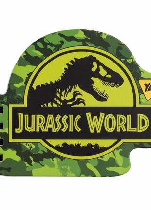 Блокнот yes а7/24арк. подв. спіраль  jurassic world , фігурний 681816