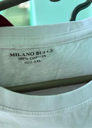 Мужская футболка milano bulls2 фото