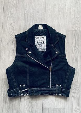 Джинсова жилетка