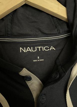 Пуловер с капюшоном от nautica | s |5 фото