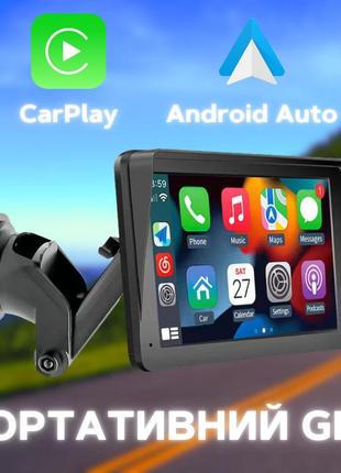 Автомобильный сенсорный монитор с 7-дюймовым экраном с apple carplay и android auto автомaгнитола с экраном