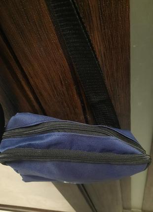 Мужская борсетка сумка на плечо через плечо puma синяя3 фото