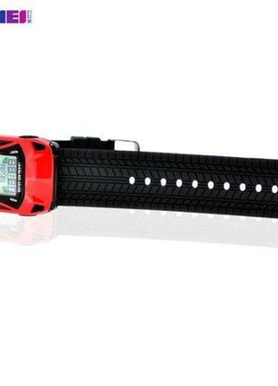 Детские часы машинка skmei 0961 (красный)