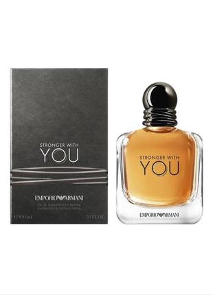 Мужская туалетная вода giorgio Shoes armani emporio stronger with you (эмпорио cтронгер виз ю) 100 мл