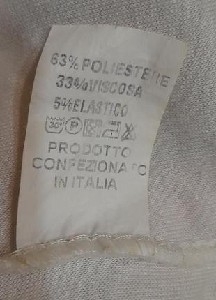 Блуза маєчка  стрейчева із  квітковим принтом на підкладці   (італія)  р 487 фото