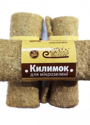 Льняной коврик для микрозелени 19*13мм 1шт leda agro