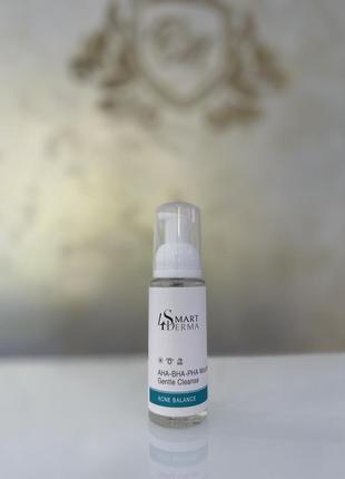 Очищуюча мультикислотна пінка smart4derma 80 ml