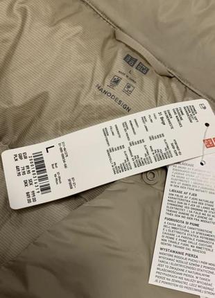 Жилетка пуховая uniqlo р. l,40/12, xl/42/148 фото