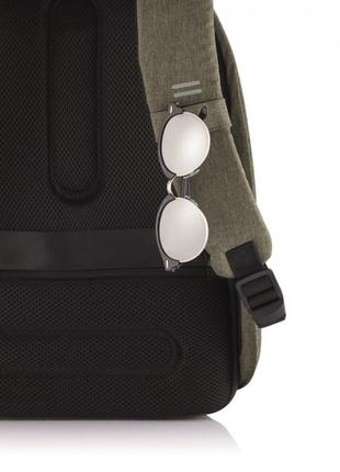 Рюкзак міський протикрадій xd design bobby hero small 13.3" 11.5 л зелений (p705.707)5 фото