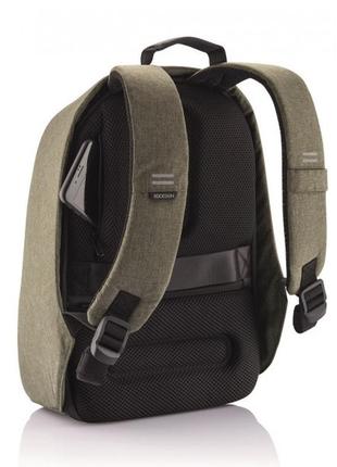 Рюкзак міський протикрадій xd design bobby hero small 13.3" 11.5 л зелений (p705.707)9 фото