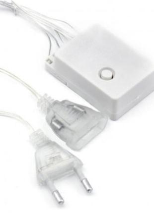 Гірлянда штора водоспад 480 rgb led 3.0х3.0м кольорова