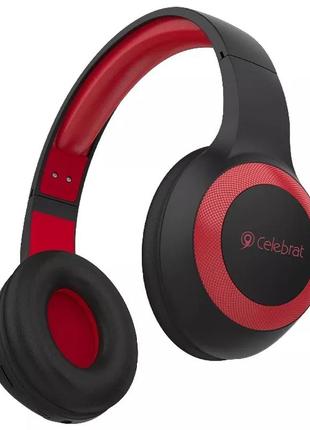 Беспроводные bluetooth наушники celebrat a23 (red)