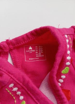 Боді дитячий baby gap 3-6 міс2 фото