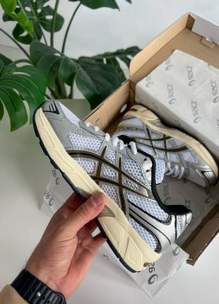 Жіночі кросівки asics gel-1130 white/silver/brown3 фото