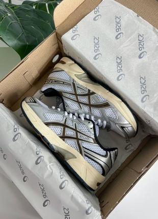 Жіночі кросівки asics gel-1130 white/silver/brown2 фото