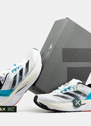Кроссовки yeezy busta zebra blue butterfly background