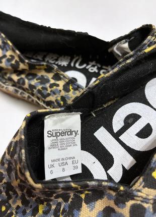 Женские эспадрильи с принтом superdry 39, стелька 24см5 фото