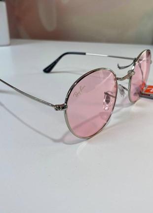 Очки ray-ban розовые женские2 фото