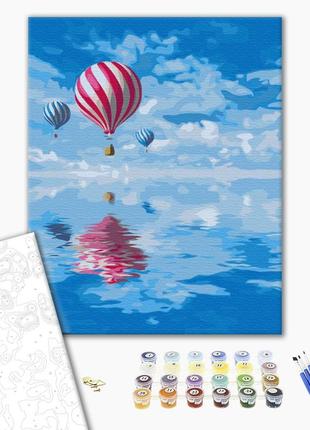 Картина по номерам brushme отражение шаров bs52283 набор для росписи по цифрам
