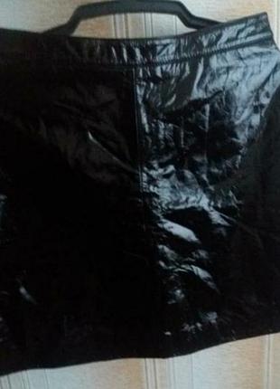 Nikkie.лакированная черная юбочка.p..46/48.