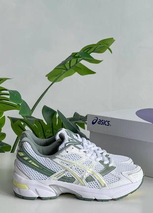 Жіночі кросівки asics gel-1130 white/green2 фото