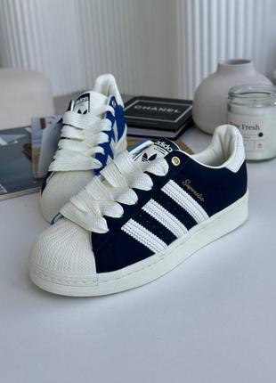 adidas probout superstar 50/50 navy blue9 фото