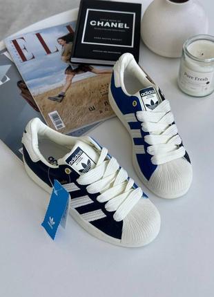 adidas probout superstar 50/50 navy blue6 фото