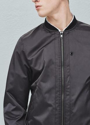 Чоловіча куртка вітровка mango чоловічий бомбер l xl 48 50