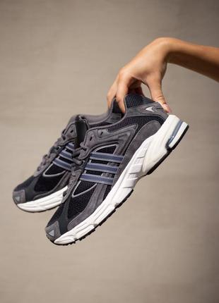 Оригинальный мужские кроссовки адидас серые с синим adidas response cl gray id4291