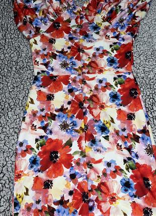 Сукня в квітковий принт6 фото