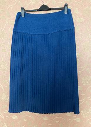 Юбка вязаная плиссе