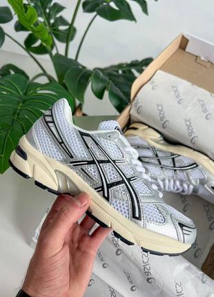 Женские кроссовки asics gel-1130 white/silver