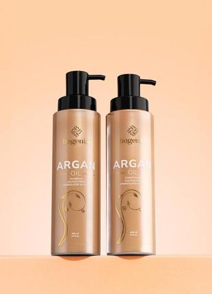 Шампунь + кондиціонер для волосся з аргановою олією argan oil bogenia