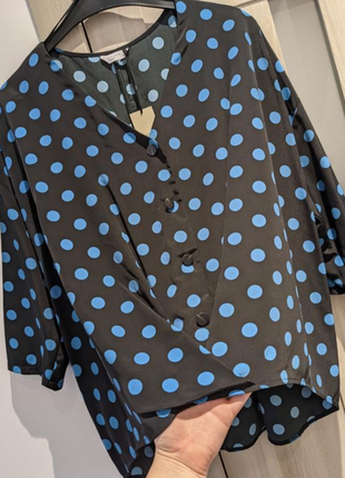 Шикарная стильная блуза свободного кроя большого размера5 фото