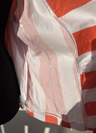 Жакет женский, пиджак, коттон, оранжевый, стильный жакет6 фото