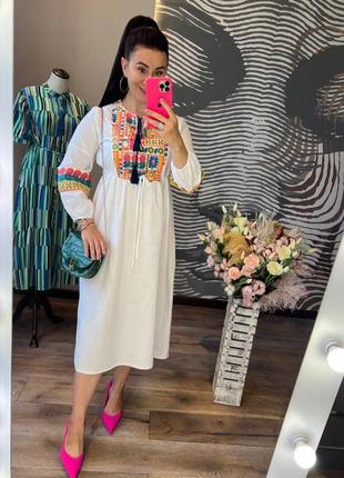 Платье женское вышиванка