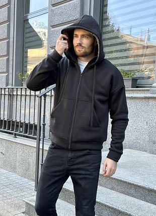 Теплые мужские зип худи kit-500