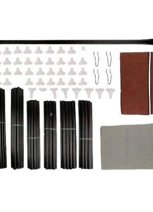 Универсальный тканевый шкаф для хранения вещей hcx wardroвe cl-128 коричневый