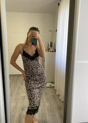 Плаття леопард