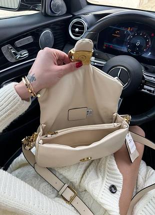Шкіряна сумка клатч кросбоді coach 5